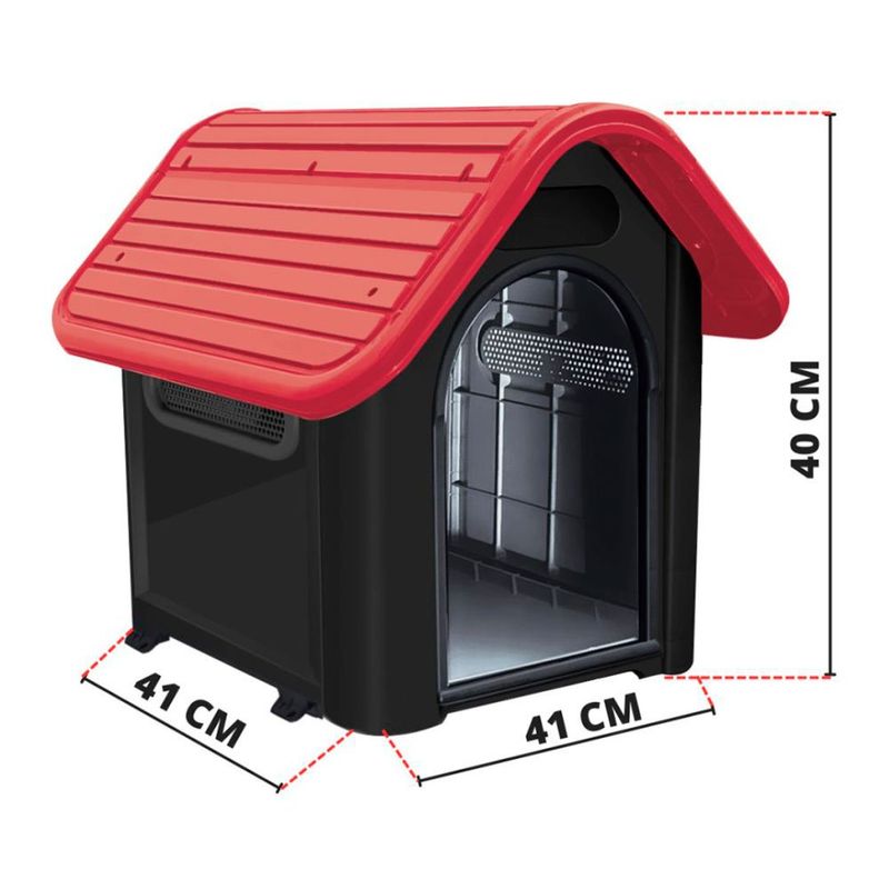 casa para cachorro mec pet dog home n°3 verde (mp)