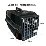 caixa de transporte mec pet box n°5 blackout (mp)