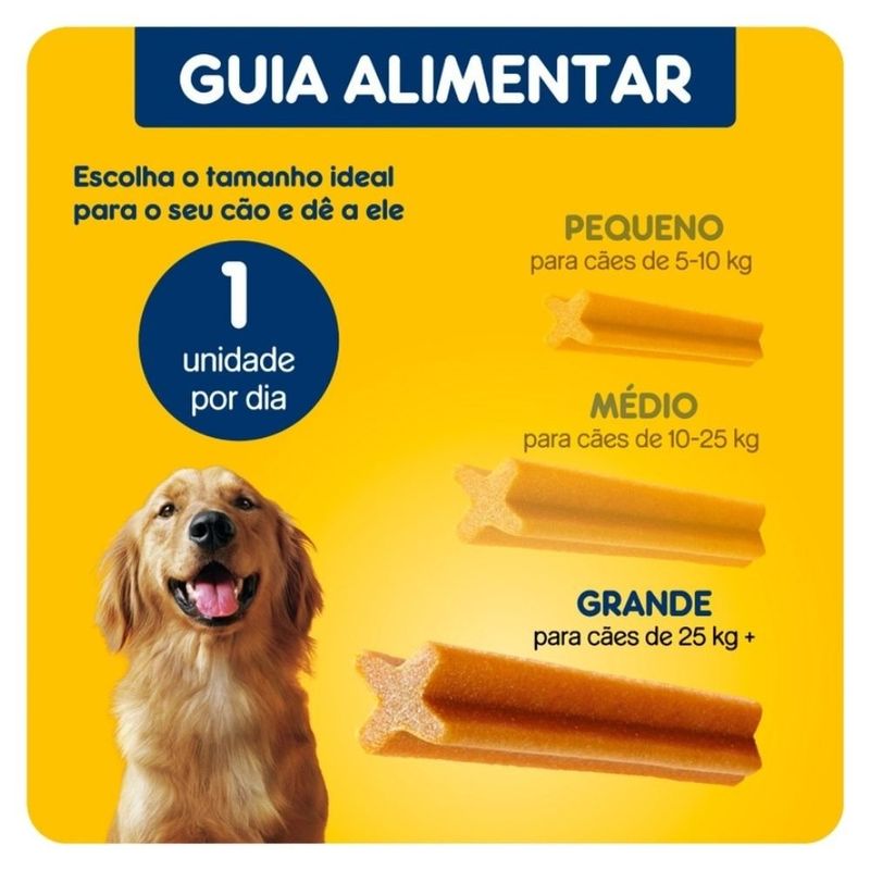 petisco pedigree dentastix raças grandes 7 sticks 270g (mp)