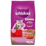 ração para gatos filhotes whiskas carne 10,1kg (mp)