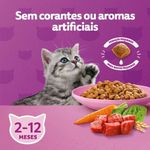 ração para gatos filhotes whiskas carne 10,1kg (mp)
