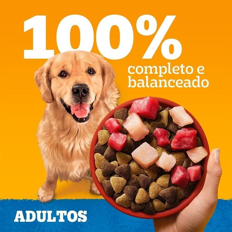 ração pedigree carne frango e cereais 10,1kg (mp)