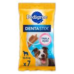 petisco pedigree dentastix raças médias 7 sticks 180g (mp)