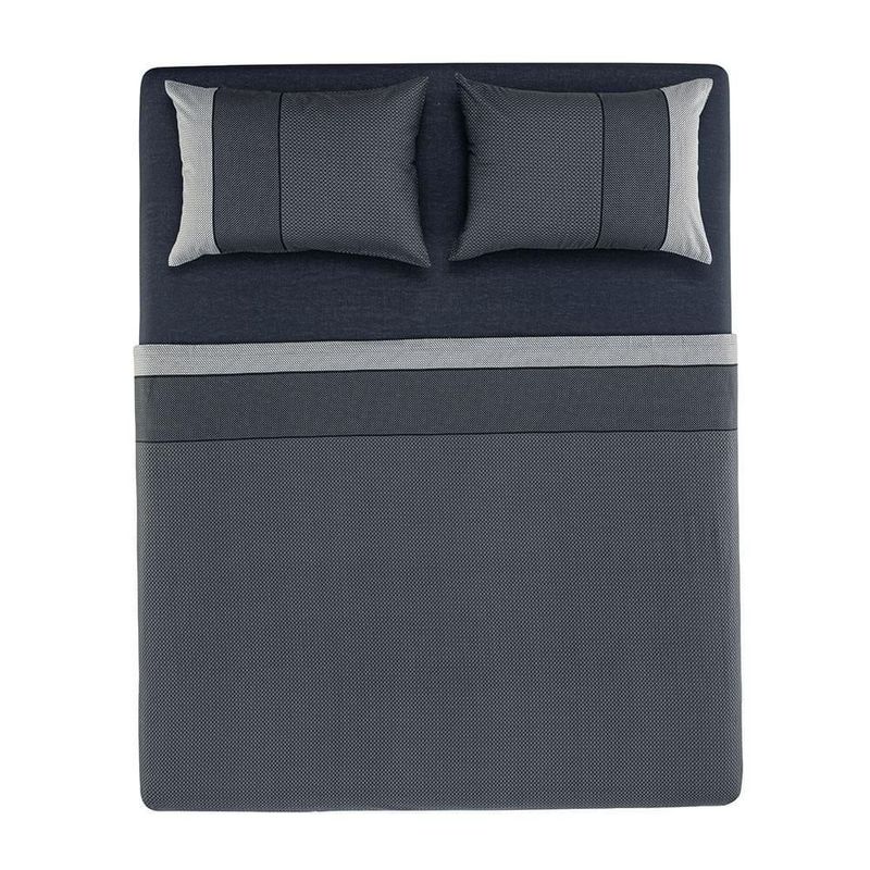 jogo de cama 4 peças casal karsten castelo 220x240cm (mp)