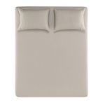 jogo de cama 3 peças king karsten noah 160 fios prata e branco 193x203cm (mp)