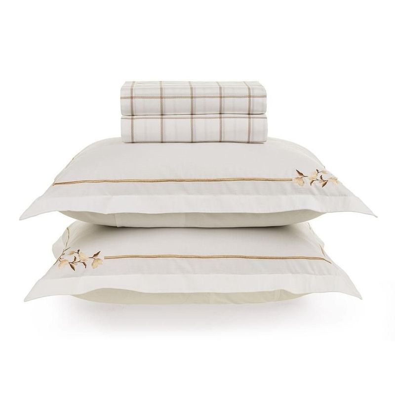 jogo de cama 4 peças king karsten anabel 200 fios 290x250cm (mp)