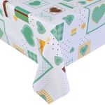 toalha de mesa uzoo termotex coração verde 140x220cm (mp)