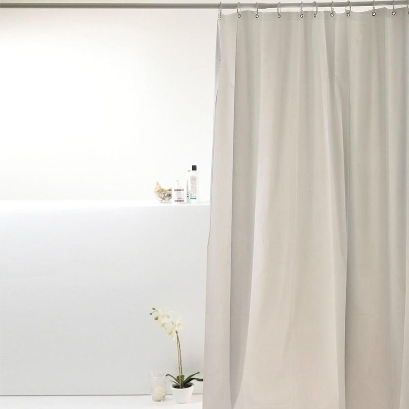 cortina para box uzoo pvc branco liso 198x180cm (mp)