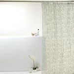 cortina para box uzoo pvc pastilha prata 198x180cm (mp)