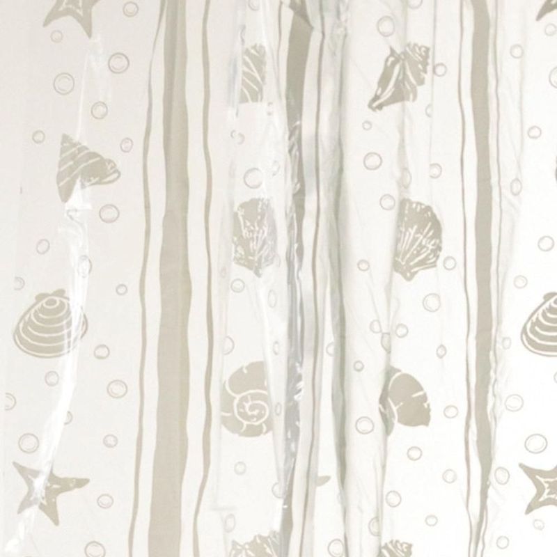 cortina para box uzoo pvc concha branco 198x180cm (mp)