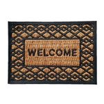 tapete uzoo capacho fibra welcome 40x60cm (mp)