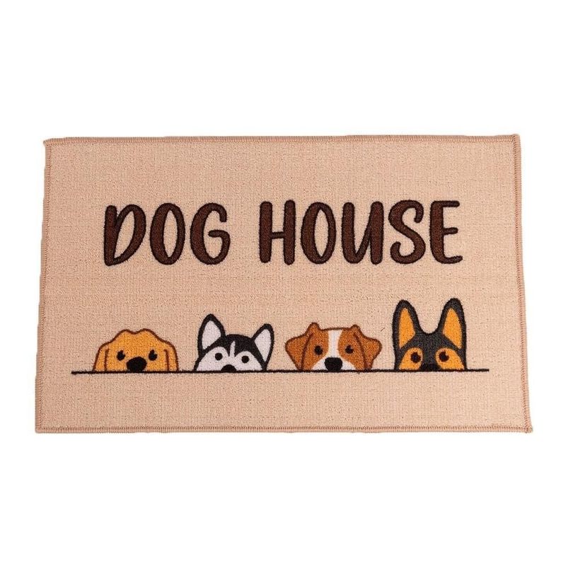 tapete de entrada uzoo dog house 45x75cm (mp)