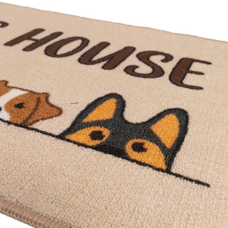 tapete de entrada uzoo dog house 45x75cm (mp)