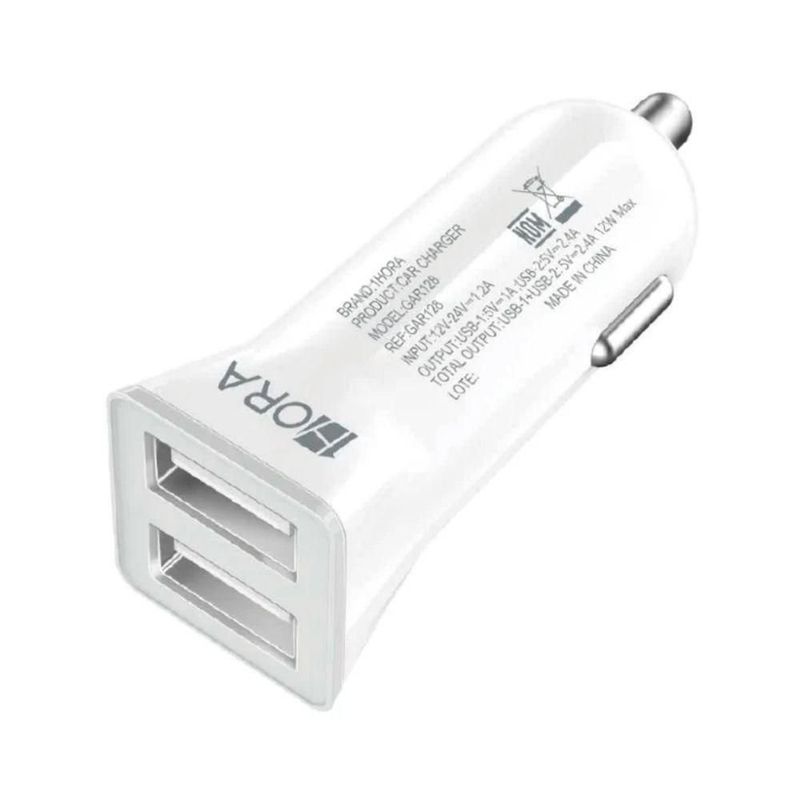 carregador veicular 1hora 12w gar128 (mp)