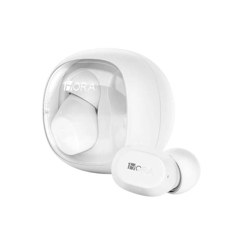 fone de ouvido 1hora bluetooth ear buds branco aut208 (mp)