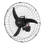 ventilador de parede tron oscilante 60cm preto 140w (mp)