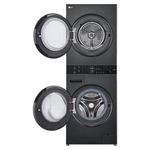 lava e seca 14kg lg washtower smart 220v preto 127v inox preto wk14bs6