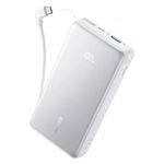 power bank anker zolo 20.000mah 22,5w com cabo usb-c branco (id)