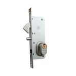 fechadura para porta de correr aliança f-1300 inox polido (mp)