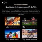 smart tv 4k 75" tcl premium qd-mini led google tv 144hz vrr tela hva processador tsr aipq 75a400m a400m