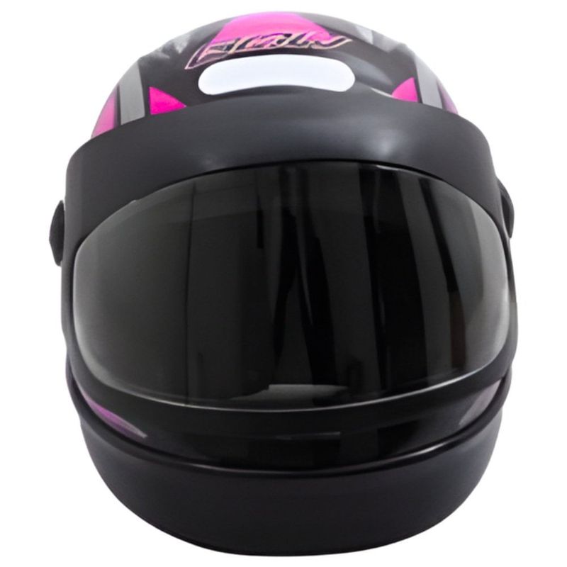 capacete gow interlagos x2 preto e rosa 60 (mp)