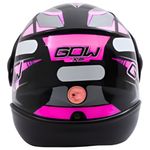 capacete gow interlagos x2 preto e rosa 60 (mp)