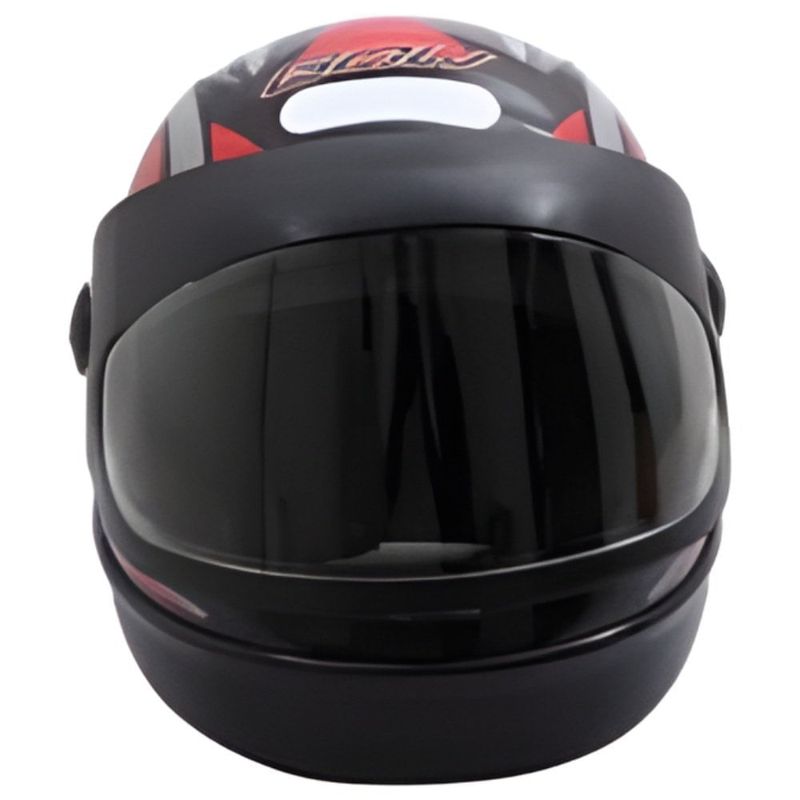 capacete gow interlagos x2 preto e vermelho 58 (mp)
