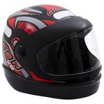 capacete gow interlagos x2 preto e vermelho 58 (mp)