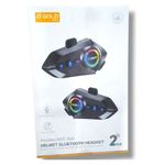 kit 2 intercomunicadores para capacete a'gold mcf 36a (mp)