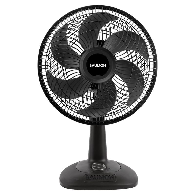 ventilador de mesa 30cm baumon preto bm30