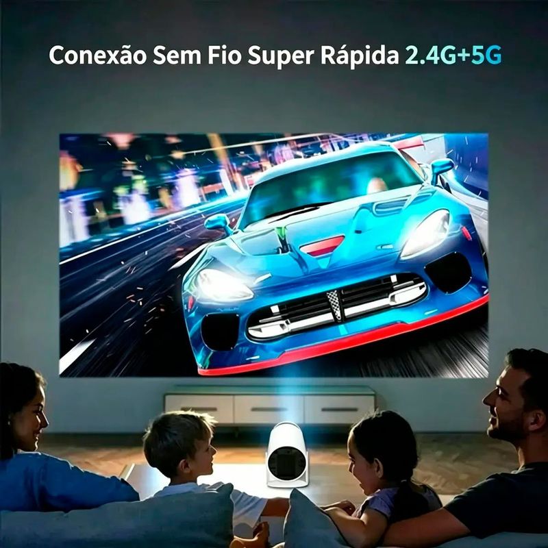 projetor 4k ultra hd crospim hy300 branco (mp)