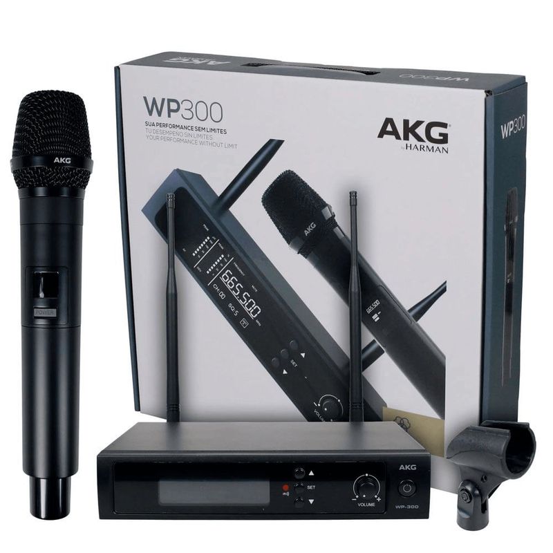 microfone sem fio akg wp300 vocal 28950528 (mp)