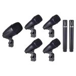 kit microfone para bateria dylan basic drum (mp)