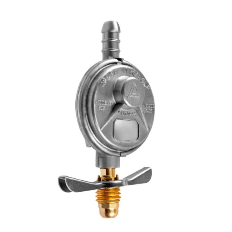 registro regulador de gás aliança 505-01 com mangueira 80cm (mp)