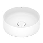 cuba de apoio roca redonda sem mesa terra t2 branco 39cm (mp)