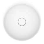 cuba de apoio roca redonda sem mesa terra t2 branco 39cm (mp)