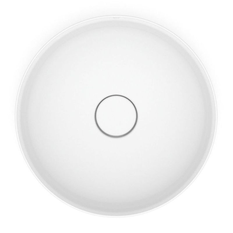 cuba de apoio roca redonda sem mesa terra t2 branco 39cm (mp)