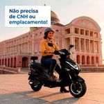 moto elétrica casa do motociclista scooter zs e8 preto 1000w (mp)