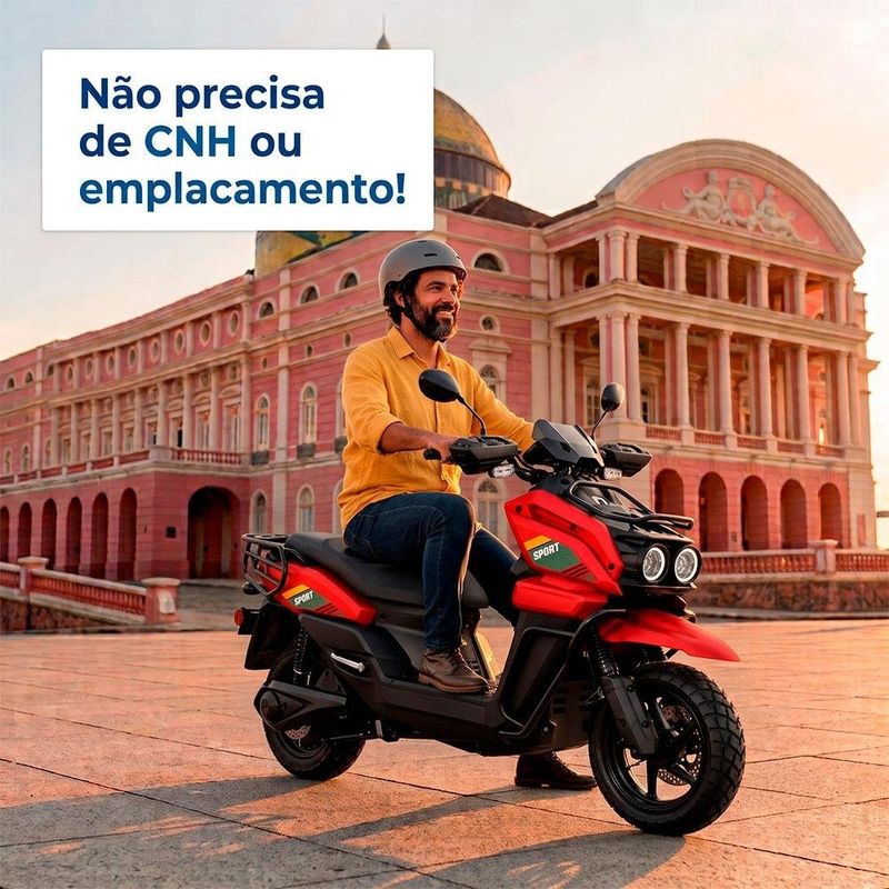 moto elétrica casa do motociclista scooter tk e10 vermelho 1000w (mp)