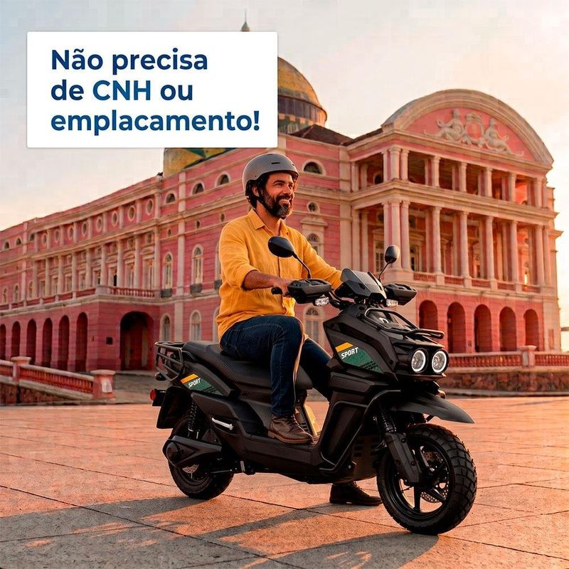 moto elétrica casa do motociclista scooter tk e10 preto 1000w (mp)