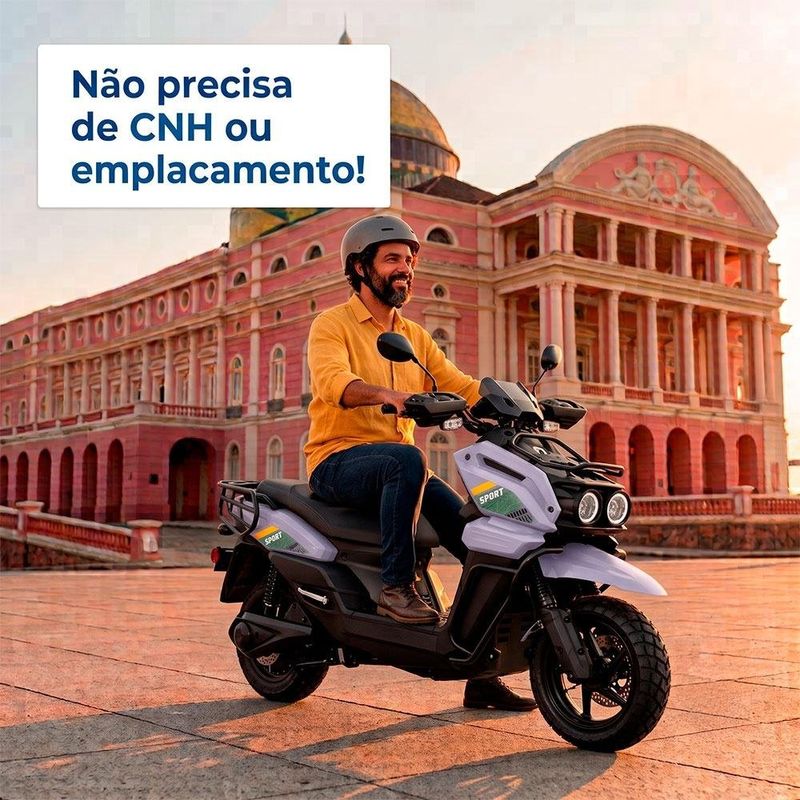 moto elétrica casa do motociclista scooter tk e10 cinza 1000w (mp)