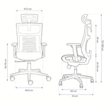 cadeira ergonômica elements vertta pro preto (mp)