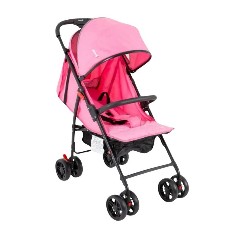 carrinho de bebê avanti trixx compacto ppadcbe009 rosa (mp)