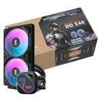 water cooler darkflash argb lcd preto do240 240mm (mp)