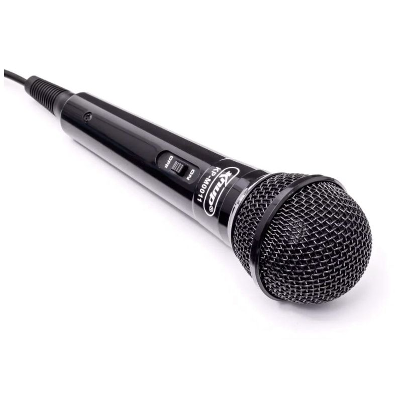 microfone com fio knup alta definição kp-m0011 (mp)