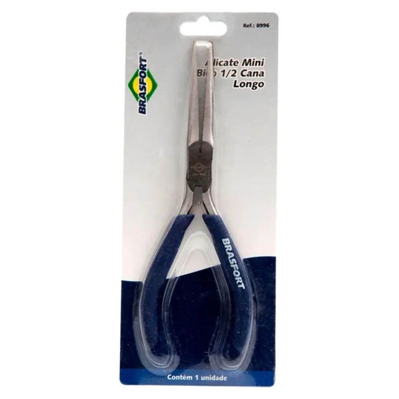 alicate mini bico meia cana longo brasfort 6" 78147 (mp)