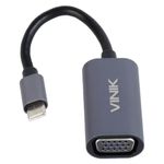 adaptador usb tipo c vinik macho para vga fêmea atvgvn (mp)
