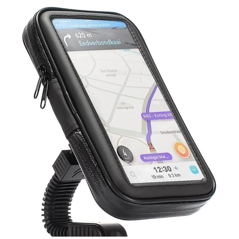 suporte capa à prova d'água knup smartphone para moto e bike kp-7007 (mp)