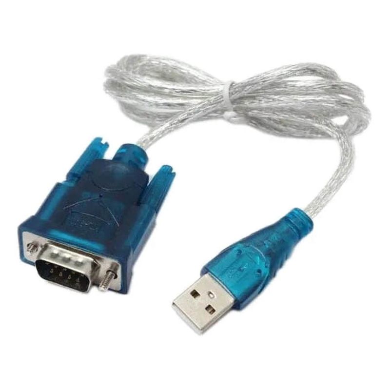 cabo adaptador usb para serial knup db9 rs232 0.8m (mp)