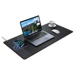 mousepad xiongzhi dobrável 30x22cm preto e-bi